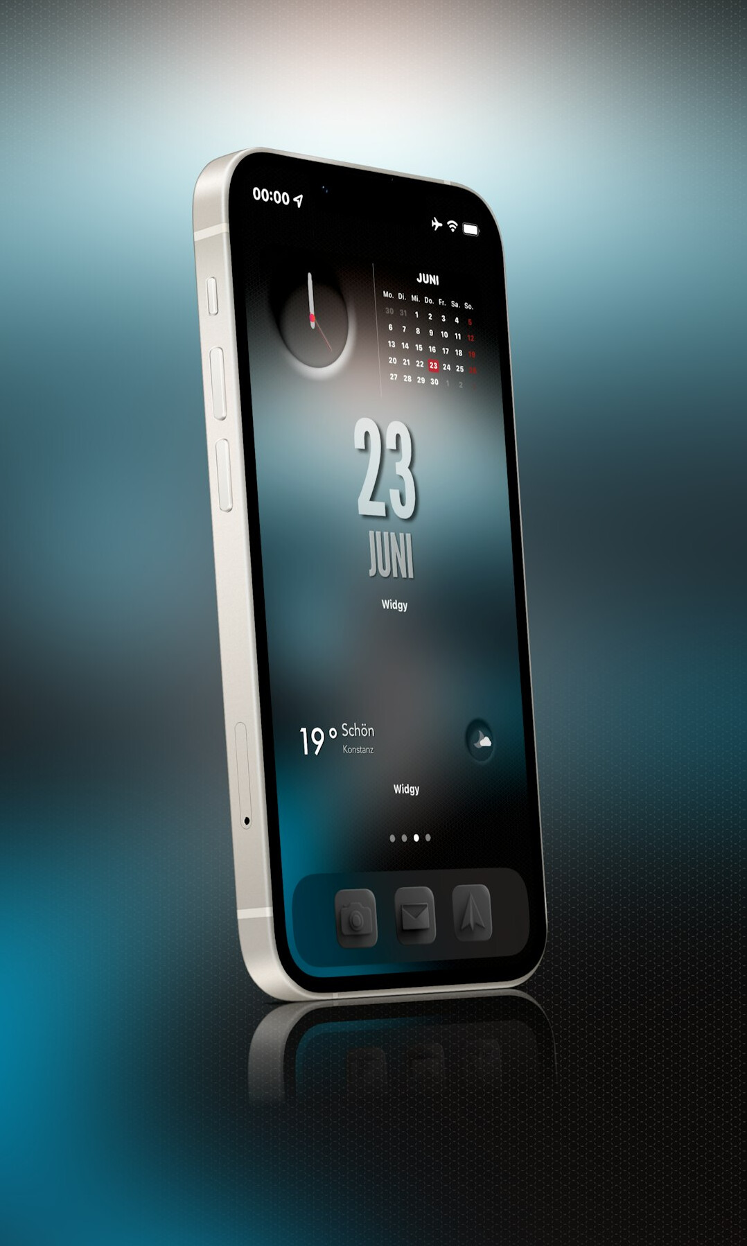 smartphone app interface